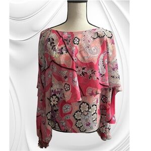 MARC NEW YORK PAISLEY BLOUSE
